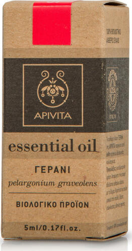 Apivita Βιολογικό Αιθέριο Έλαιο Γεράνι 5ml