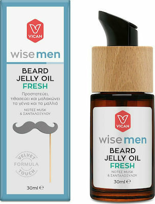 Vican Λάδι Περιποίησης για Γένια Wise Men Jelly Fresh 30ml