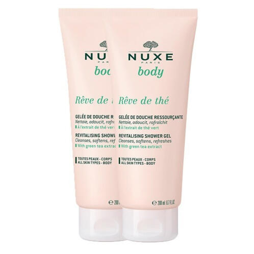 Nuxe Promo (1+1 Δώρο) Body Reve De The Revitalising Shower Gel Αναζωογονητικό Αφρόλουτρο 2x200ml