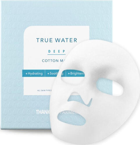 Thank You Farmer True Water Deep Cotton Mask Μάσκα Προσώπου Βαθιάς Ενυδάτωσης, 25ml