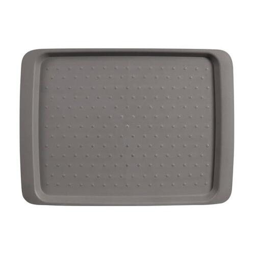 Kesper Δίσκος Αντιολισθητικός Slip Stop TPE 35x26x2cm Γκρί