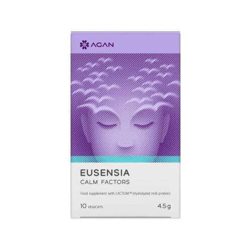 Agan Συμπλήρωμα για την Καταπολέμηση της Νευρικότητας Eusensia Calm Factors 10 vegicaps