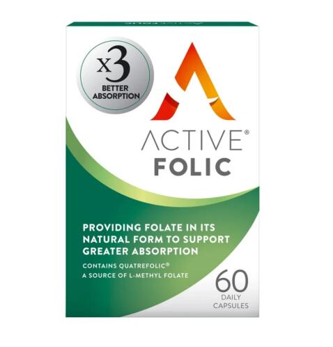 Bionat Συμπλήρωμα Διατροφής Active Folic 60 caps