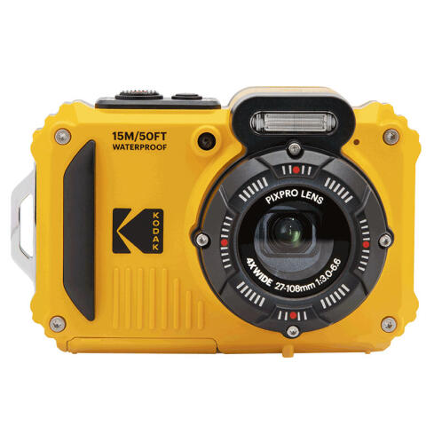 Kodak Αδιάβροχη Ψηφιακή Κάμερα 16MP Full HD WPZ2 Κίτρινη