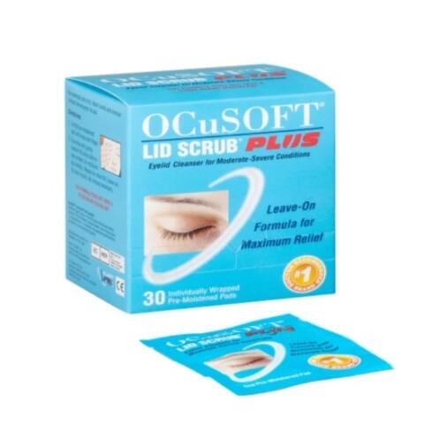 Ocusoft Εμποτισμένα Πανάκια Καθαρισμού Βλεφάρων 30τμχ.