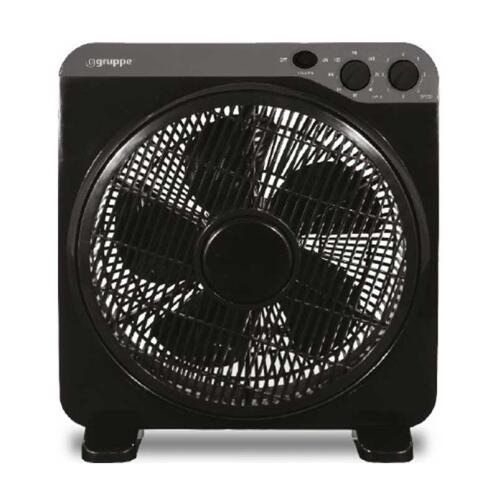 Gruppe KYT-12DII Ανεμιστήρας Box Fan 60W 30cm Μαύρος