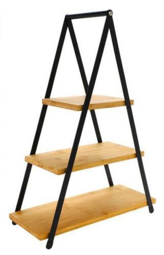 Excellent Houseware Ξύλινη Εταζέρα Bamboo 3 Επιπέδων 38x15x53cm