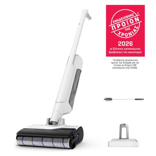 Rowenta GZ7035WO Επαναφορτιζόμενη Σκούπα Stick Wet & Dry Λευκή