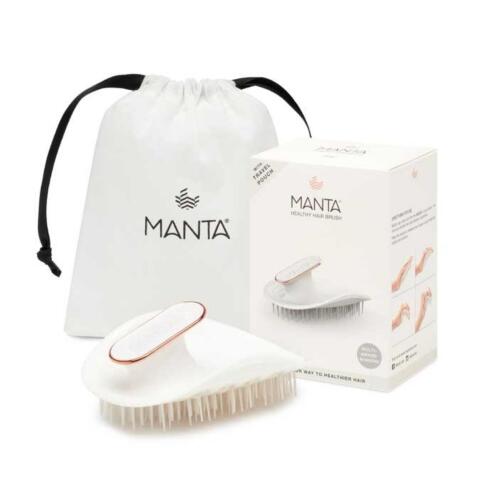 Manta 2156230 Βούρτσα Μαλλιών Λευκή