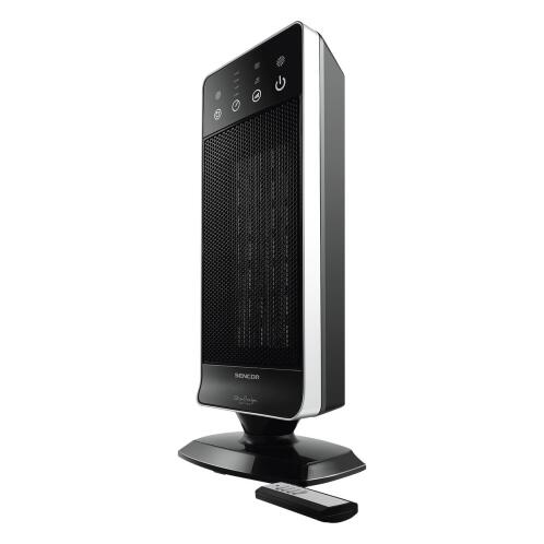 Sencor Κεραμικό Αερόθερμο Δαπέδου PTC 2000W Μαύρο SFH 9012 με τηλεχειριστήριο