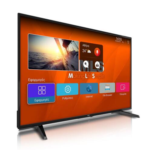 MLS SuperSmartTV 43" Τηλεόραση Full HD Smart TV 2018 DVB-T2 με Android