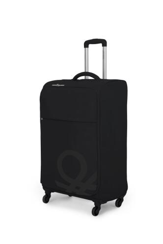 Benetton Βαλίτσα trolley μεγάλη 78x51x30cm σειρά BLOW Royal Black