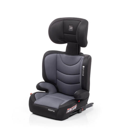 Babyauto Καθισματάκι Αυτοκινήτου με Isofix από 4 έως 12 ετών 15-36kg Jet Fix 2/3 Μαύρο Γκρι