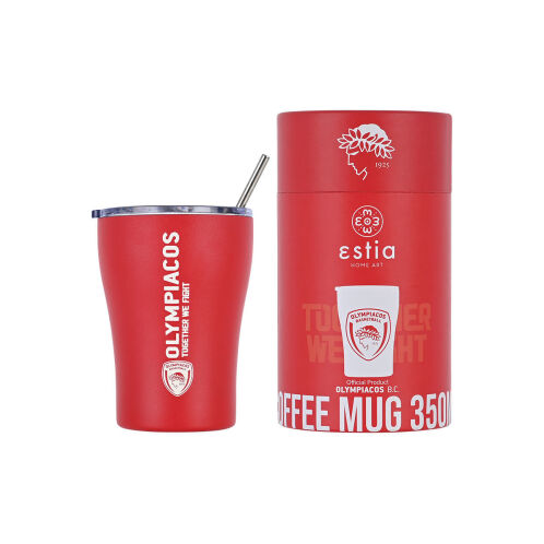 Estia Θερμοσ Coffee Mug Olympiacos Bc Edition 350ml  00-13264