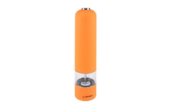 Luigi Ferrero FR-301E Ηλεκτρικός Ανοξείδωτος Μύλος Πιπεριού Αλατιού σε Πορτοκαλί Χρώμα