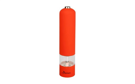 Luigi Ferrero FR-301E Ηλεκτρικός Ανοξείδωτος Μύλος Πιπεριού Αλατιού σε Κόκκινο Χρώμα