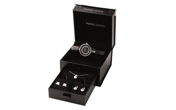 Pierre Cardin Gift Set Pcx0610l01 Σετ Συλλογή Κοσμημάτων Με Γυναικείο Ρολόι Σε Συσκευασία Δώρου