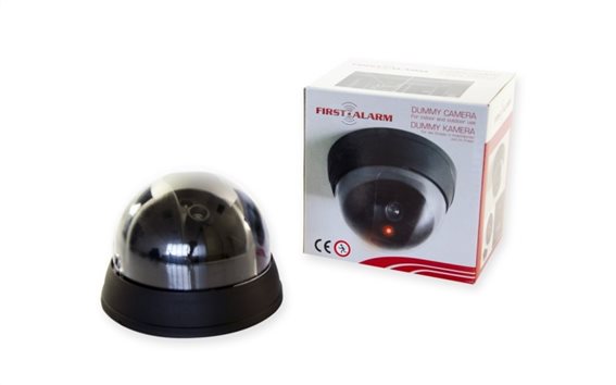 First Alarm Ψεύτικη Κάμερα παρακολούθησης Dummy Security Camera σε Μαύρο χρώμα