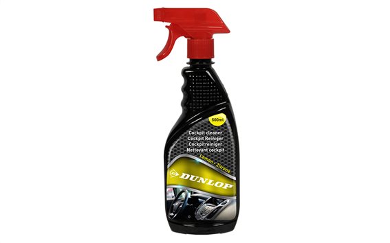 Dunlop Γυαλιστικό Σπρέι Καθαρισμού του εσωτερικού του Αυτοκινήτου 500ml με Άρωμα Λεμονιού