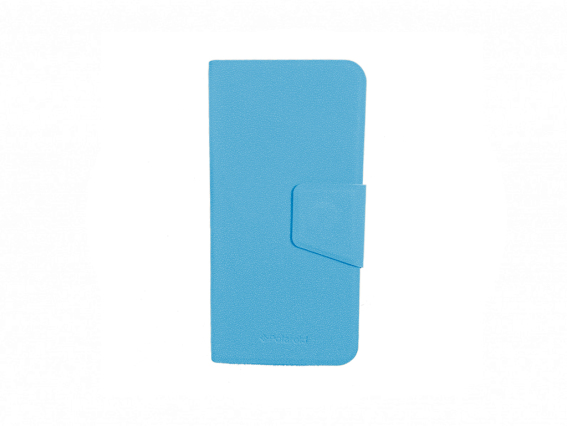 Polaroid 41641 Θήκη για iPhone 6 Plus με Μαγνητικό κλείσιμο και Υφή Δέρματος Μπλε