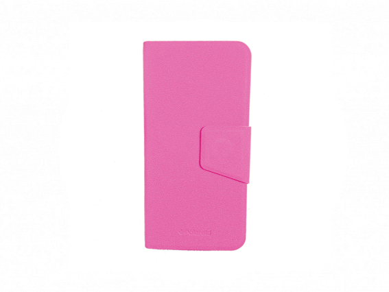 Polaroid 41641 Θήκη για iPhone 6 Plus με Μαγνητικό κλείσιμο και Υφή Δέρματος Χρώμα Φούξια