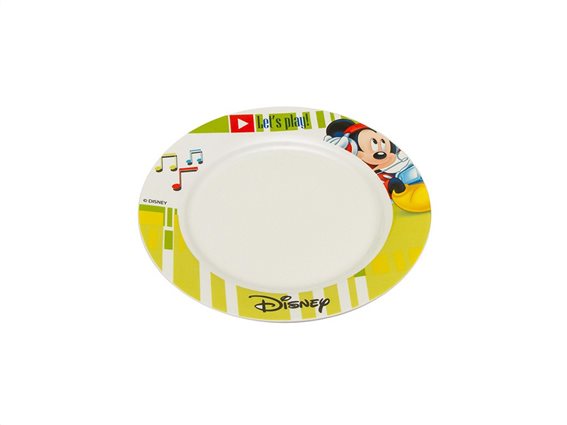 Disney Παιδικό Πιάτο φαγητού 19cm από Πορσελάνη με θέμα Mickey Mouse, 648385