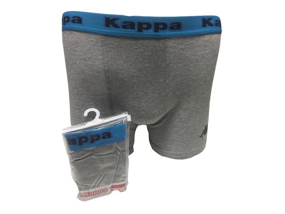 Kappa Ανδρικό Μποξεράκι 302DP30 Boxer σε Γκρι-Μπλε χρώμα 914 Μέγεθος Medium