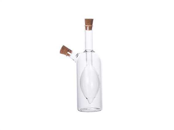 Luigi Ferrero Γυάλινο Μπουκάλι Λαδιού Ξυδιού σε Μοντέρνο σχεδιασμό 2 σε 1, FR-60522