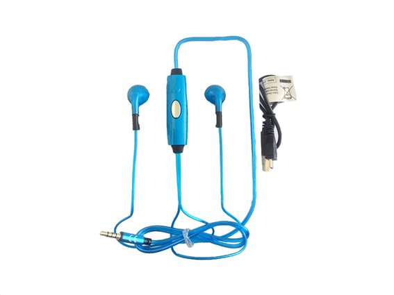 Grundig Ακουστικά Ψείρες - In-ear - Earbuds 86346 Μπλε