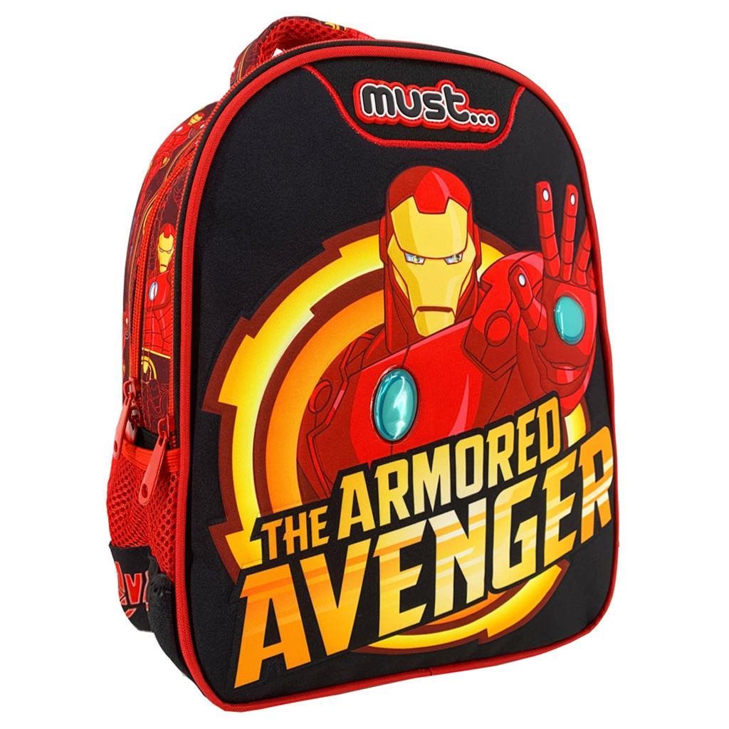 Σχολική Τσάντα Πλάτης Νηπίου Avengers Iron Man Must 2 Θήκες