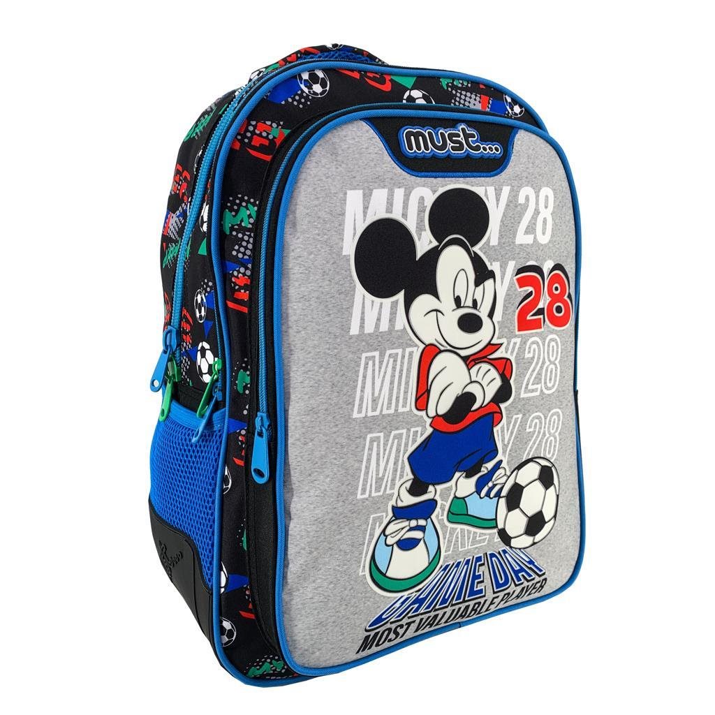 Σχολική Τσάντα Πλάτης Δημοτικού Disney Mickey Mouse Game Day Must 3 Θήκες