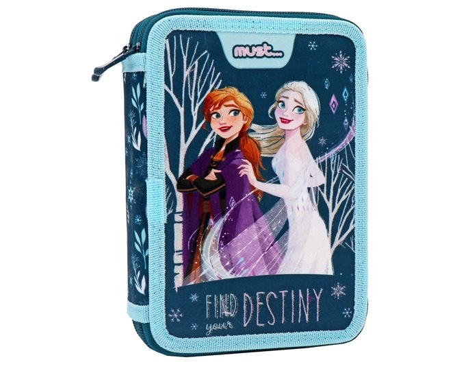Frozen 2 Find Your Destiny Κασετίνα Διπλή Γεμάτη 15x5x21