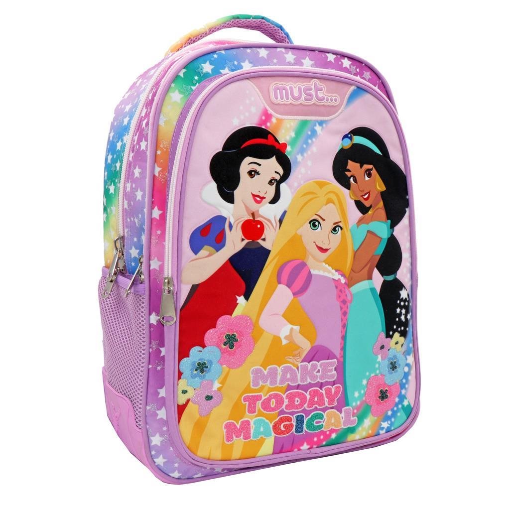 Σχολική Τσάντα Πλάτης Δημοτικού Disney Princess Make Today Magical Must 3 Θήκες