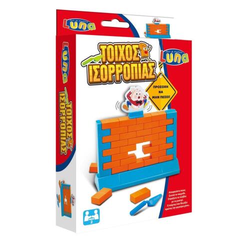 Επιτραπέζιο Παιχνίδι Ισορροπίας Τουβλάκια Luna Toys 15x23,5x4,5 εκ.