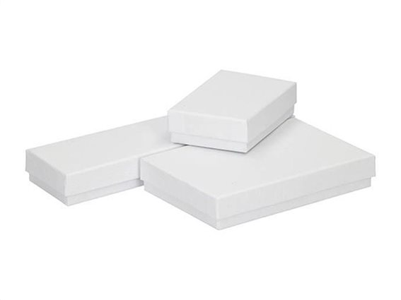 Topwrite Σετ 3 Κουτία Αποθήκευσης Δώρου από Δερματίνη σε Λευκό χρώμα, 02090