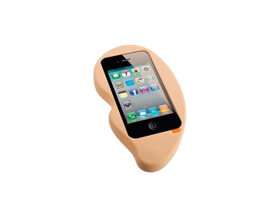 Θήκη Κινητού Σιλικόνης Smartphone iPhone 4/4S σε Σχήμα Αυτιού, H3525117