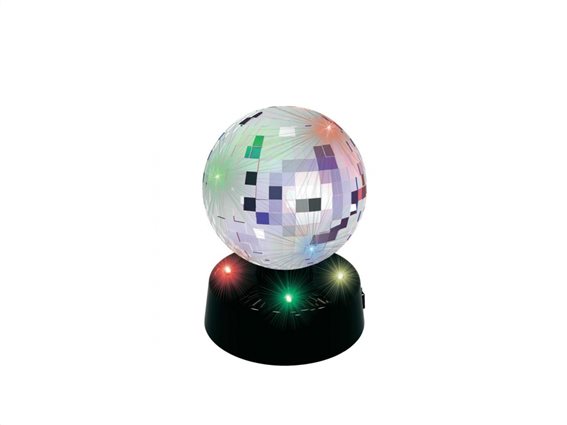 Party Fun Lights Mirror Disco Μπάλα 10cm με 4 LED, 86581