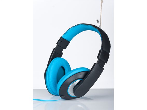 Grundig Ρυθμιζόμενα Στερεοφωνικά Ακουστικά On-Ear 105dB, Neon 52553 Μπλε