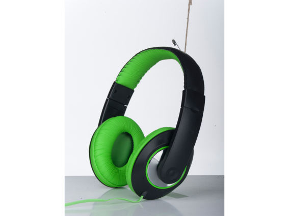 Ρυθμιζόμενα Στερεοφωνικά Ακουστικά On-Ear 105dB, Grundig Neon 52553 Πράσινο