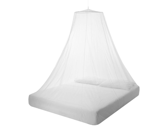 Aria Trade Κουνουπιέρα για Διπλό Κρεβάτι με Στεφάνι και Γάντζο 60x250x1200cm 22567 Λευκό