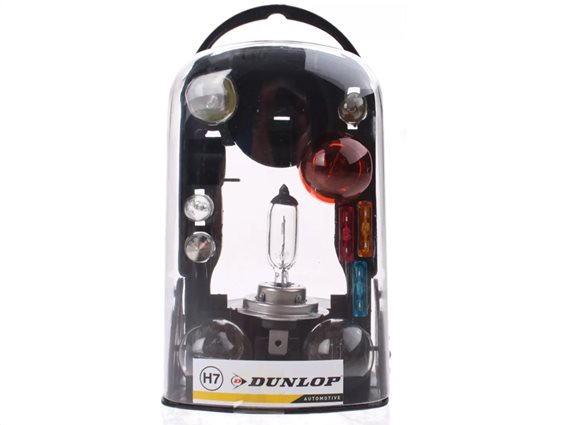 Dunlop Σετ Λάμπες Αυτοκινήτου και ασφάλειες 11 τεμάχια για όλο το αυτοκίνητο, H7 55W 12V, 05321