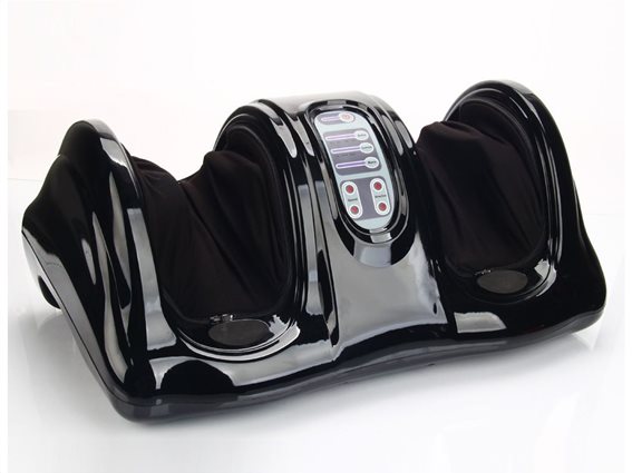 Αναπαυτική Τρισδιάστατη Συσκευή Μασάζ Ποδιών σε Μαύρο χρώμα, Foot Massager, Hoppline HOP1000869-1