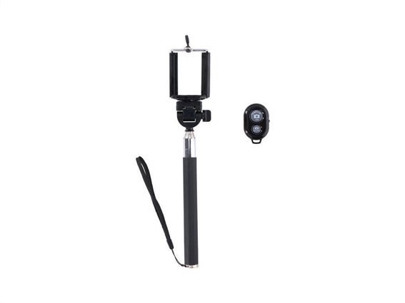 Grundig Bluetooth Selfie Stick Πτυσσόμενο Μπαστούνι Κάμερας για Φωτογραφίες με Τηλεχειριστήριο,07712