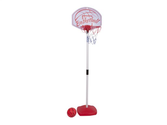 Dunlop Σετ Παιδική Μπασκέτα με ταμπλό, βάση, μπάλα basket και τρόμπα φουσκώματος, 34x22x117cm, 10112