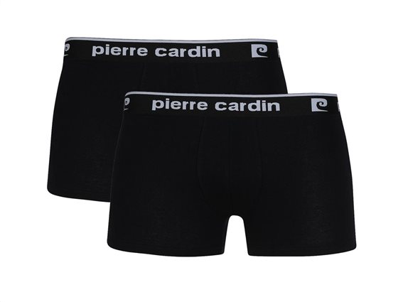 Pierre Cardin Σετ Ανδρικά Εσώρουχα Μποξεράκια Boxers 2 τεμ. σε Μαύρο χρώμα, PCU276 Medium