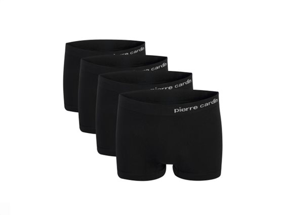 Pierre Cardin Σετ Ανδρικά Μποξεράκια Πακέτο 4 τμχ. Boxers 4-pack σε Μαύρο χρώμα Medium