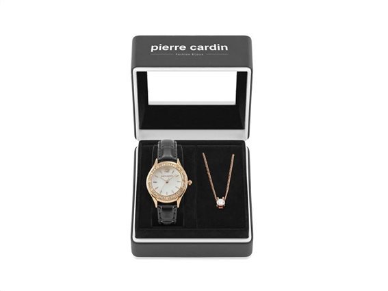 Pierre Cardin Gift Set Pcx6556l290 Σετ Συλλογή Κοσμημάτων Με Γυναικείο Ρολόι Σε Rosegold Χρώμα