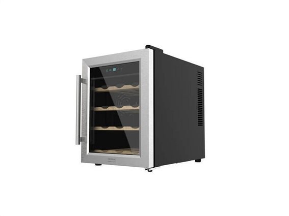 Cecotec Συντηρητής Ψυγείο Κρασιών 48L Χαμηλού Θορύβου για 12 φιάλες, 48Lt με LED Φωτισμό