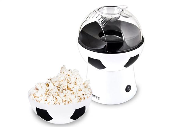 Esperanza Συσκευή Παρασκευής Ποπ Κορν Pop Corn Maker 1200W, 0.27Lt σε σχήμα Μπάλας Ποδοσφαίρου