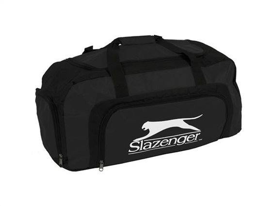Slazenger Αθλητική τσάντα, Τσάντα Ταξιδίου, Σάκος Γυμναστηρίου σε μαύρο χρώμα, 50x30x30 cm